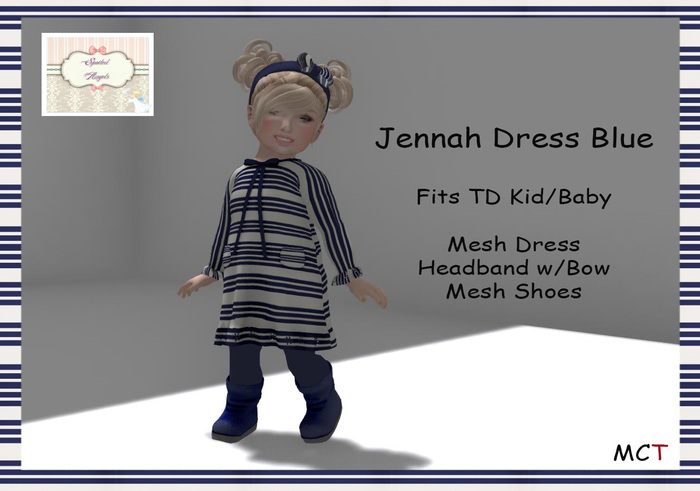 [S][A] Jennah Dress - Blue