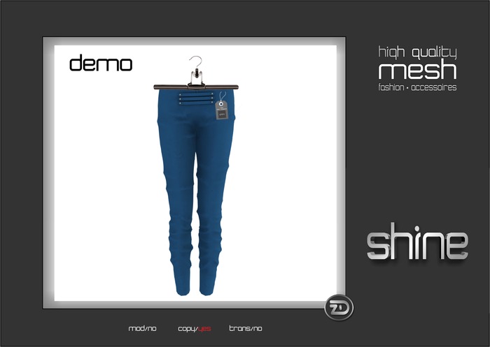  shine by [ZD] - MESH - "Larissa" Low-Rise Pants - DEMO