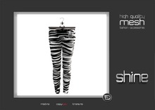  shine by [ZD] - MESH - "Larissa" Low-Rise Pants