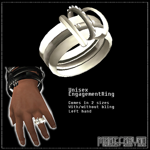 WhiteGoldRing-L/MadeForYou