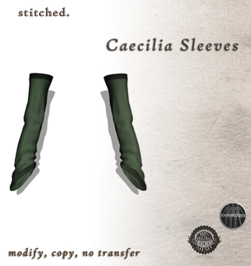 [S] Caecilia Sleeves /Dark Green