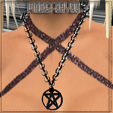 Silver-Necklace-withdarkpentagram/MadeForYou
