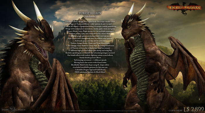 [SP] Dragon Guardian (Sandstone) [Forest]