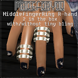 MiddlefingerRing-R-red-whitegold/MadeForYou