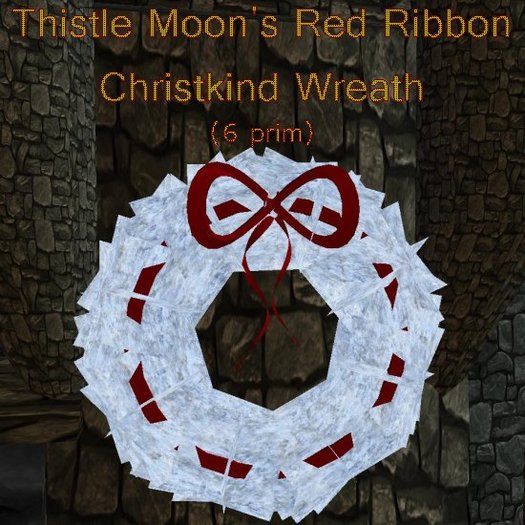 :TMD: Red Ribbon Christkind Wreath