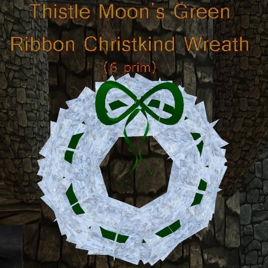 :TMD: Green Ribbon Christkind Wreath