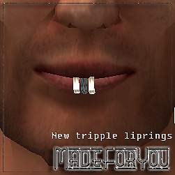Lipring-piercing-tripple-new/MadeForYou