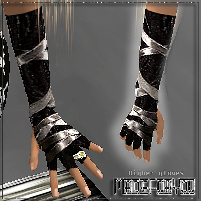 Higher-gloves-ribbon-brown/MadeForYou