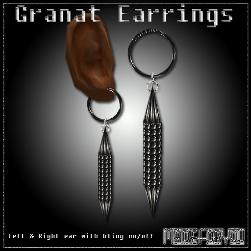 Granat-earring/MadeForYou