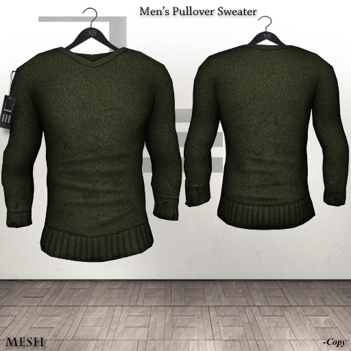 DE Designs - Men's Pullover Sweater - Forest