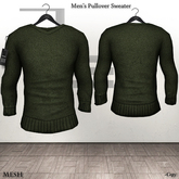 DE Designs - Men's Pullover Sweater - Forest