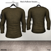 DE Designs - Men's Pullover Sweater - Camal