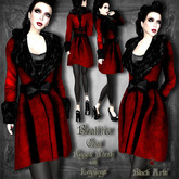 ~Black Arts~Beatrice Rigged Mesh Coat Red