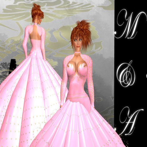 Barok Gown Pink M&A Design
