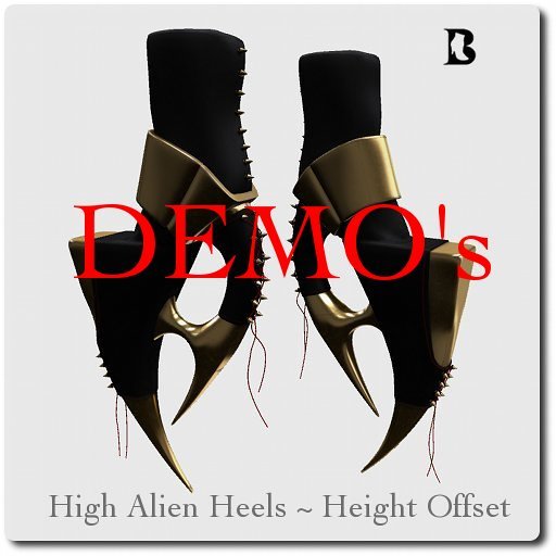 Blackburns High Alien Heels DEMO's ~ Height Offset