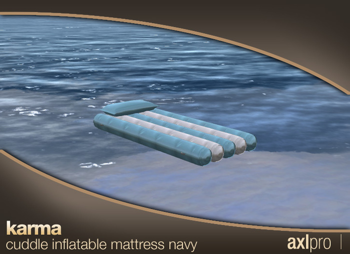 AXL pro box - Karma Cuddle Inflatable Mattress - Navy