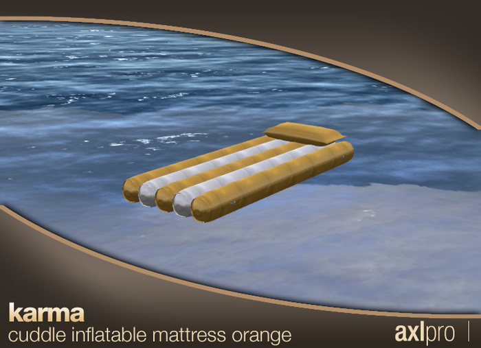 AXL pro box - Karma Cuddle Inflatable Mattress - Orange
