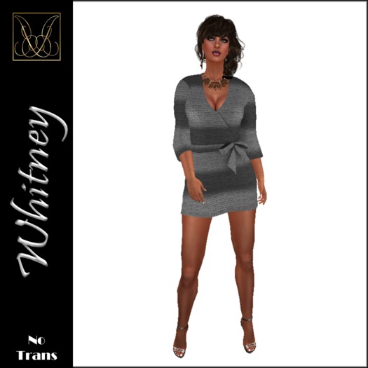 JCD Whitney Blue Mesh Dress (bagged)