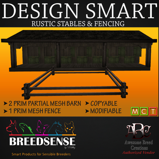 [M] BREEDSENSE DESIGN SMART Horse Stable (Partial Mesh)(Boxed)