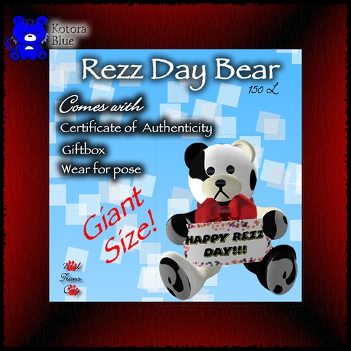 Kotora Bluebeary's Rezz Bear