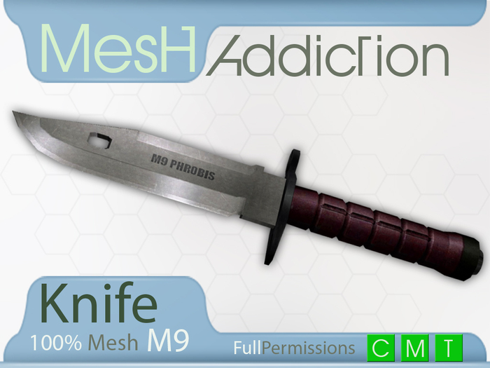 [MA] Mesh Combat knife (boxed)