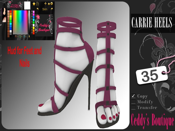 Carries Sandals with Hud Pink