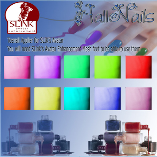 HallNails scatola  07 - Slink Avatar Enhancement-Toenails