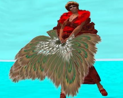 Second Life Marketplace - Peacock Feather Fans - Dance