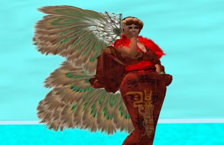 Second Life Marketplace - Peacock Feather Fans - Dance