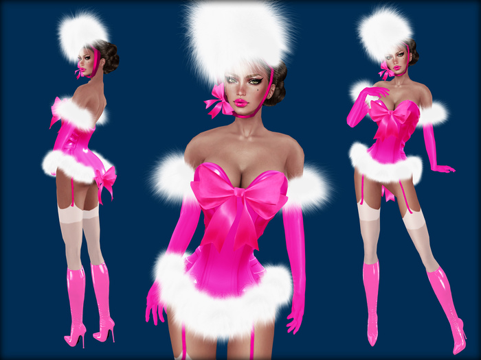 Boudoir Christmas -Santa's Mistress PINK