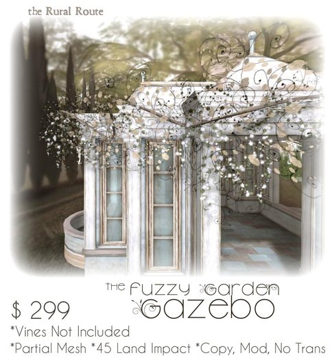 the Fuzzy Garden Gazebo