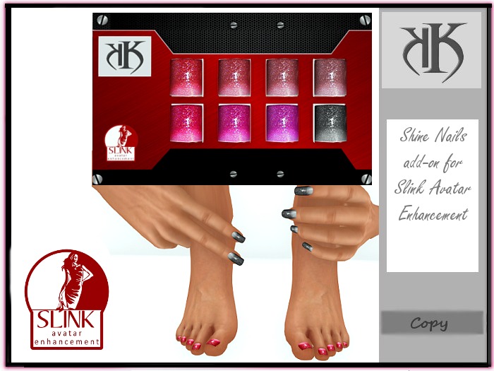 ::KK:: Slink Av.Enhance - Shine Nails