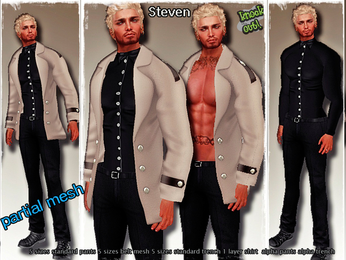 ..::knockout..::Steven  mesh men outfit