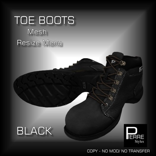 Pierre Style TOEBOOTS BROWN *MESH*