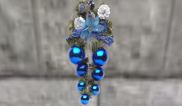 Blue Holiday Hanging