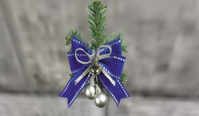 Blue Bow, Silver Balls