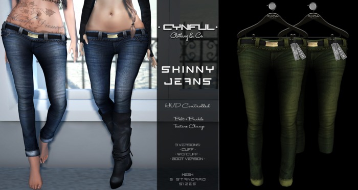 [Cynful] Skinny Jeans - Olive