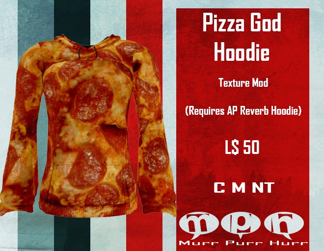 Pizza God Hoodie (AP Reverb Hoodie Mod)