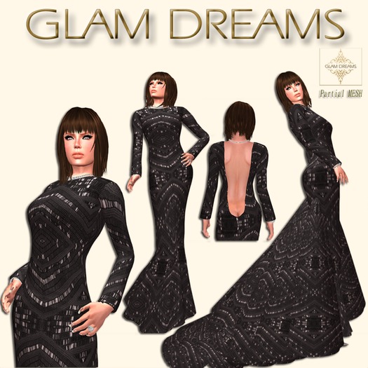 Glam Dreams Simplicity Gown (Hierro)