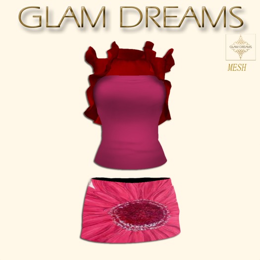 Glam Dreams Spring Flowers Set ( Red & Pink)