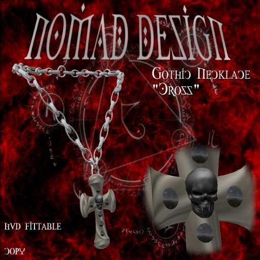 ND - Gothic Necklace "Cross" Box