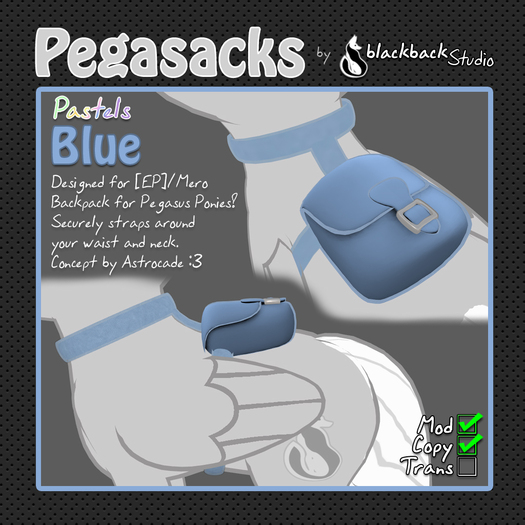 [bbS] Pegasack Pastels - Blue