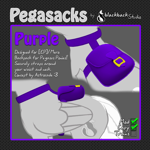 [bbS] Pegasack - Purple