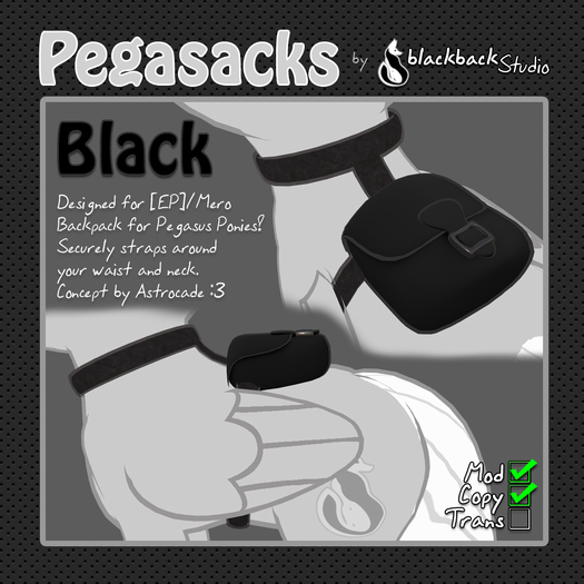 [bbS] Pegasack - Black