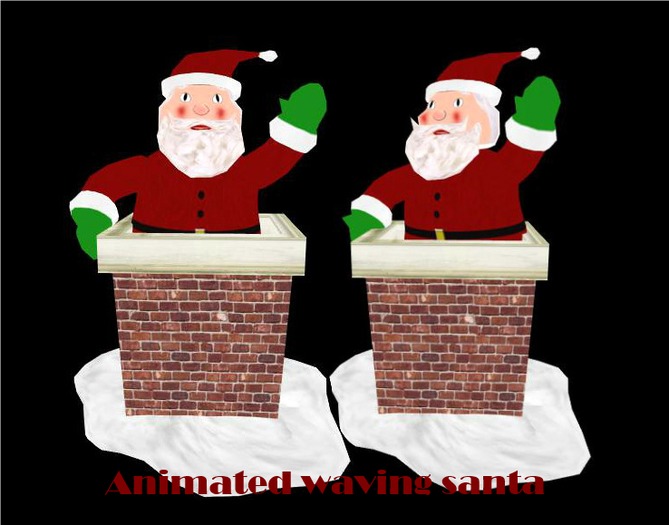 Santa stuck in chimney