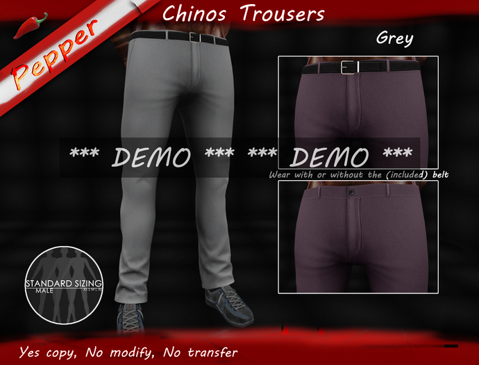 ~Pepper~Chinos Trousers *DEMO*