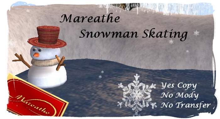 .: Mareathe :. Snowman skating