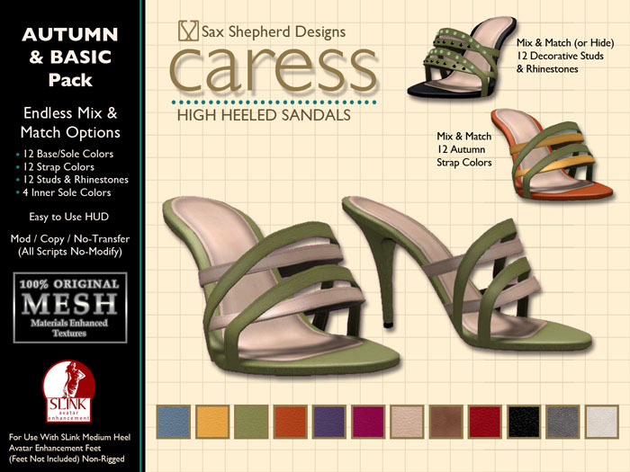 ! !Sax Shepherd Designs - Caress Stiletto DEMO