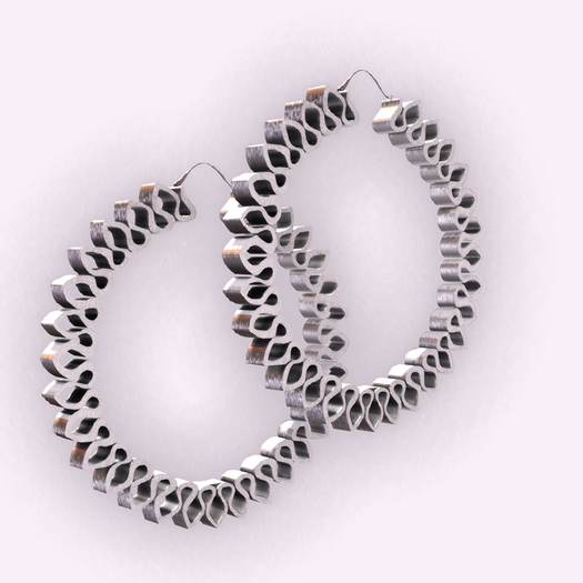 ieQED araw.earrings.platinum