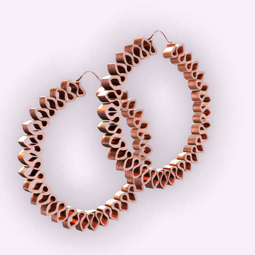 ieQED araw.earrings.rose